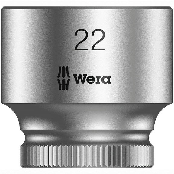 Wera Tool 8790 HMB ZYKLOP 3/8" Drive Socket, 22mm