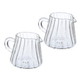 thumbnail image 2 of 2 Pcs Pichet à Mousser le Lait Espresso Pichet à Crème en Verre Pichet à Café Pichet à Crème Pichet en Verre Petit Pichet en Verre Pichet à Lait (200ML), 2 of 8