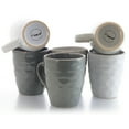 thumbnail image 4 of Elama Tahitian Waves 6-Piece 12 oz. Mug Set with Stand, Assorted Colors, 4 of 10