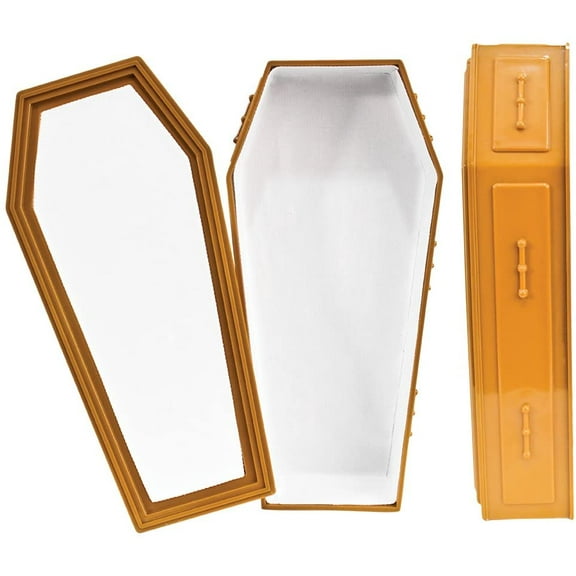 Brown Coffin for WWE & AEW Wrestling Action Figures