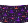 thumbnail image 4 of Halloween Hats Tapestry 90x60 Inche Wall Hanging Tapestry Wall Art Hanging Tapestries Bedroom Living Dorm Room Wall Decor Fabric Home Decor Gifts, 4 of 7