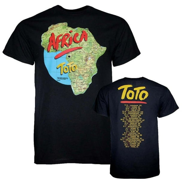 Toto T Shirt Toto Africa Tour T Shirt Walmart