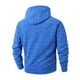 thumbnail image 5 of Dolkfu sudaderas de forro polar para hombres, sudadera sólida con cordón, casual, suelta, camisetas de pullover para hombres L, 5 of 9