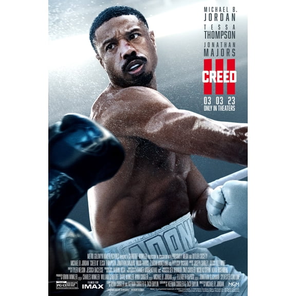 Creed III 3 Original Theatrical Movie Poster 2 Sided 27x40 Style D