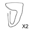 thumbnail image 1 of Conjunto de accesorios para arco y flecha en color negro, ideal para arcos recurvos y largos de 140cm/55 pulgadas 2 piezas, 1 of 8
