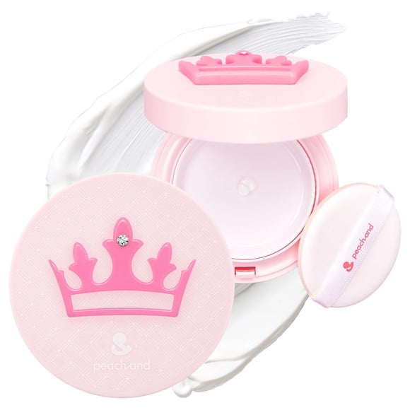 Peachand Baby Kids Cojín solar mineral SPF50+ PA++++ (Tiara rosa)