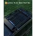 thumbnail image 2 of EDTara Heavy-Duty Roof Rack Basket, 200 lb Capacity Rooftop Cargo Carrier with Extension for SUVs, Trucks & Other Vehicles, 2 of 9