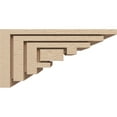 thumbnail image 3 of 6"W x 12"D x 6"H Wide Landon Rough Cedar Woodgrain TimberThane Corbel, Primed Tan, 3 of 6
