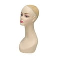 thumbnail image 4 of Cabeza de maniquí realista, soporte de exhibición de busto de cabeza de maniquí, soporte de exhibición de peluca para gafas, pendientes, collares y, 4 of 8