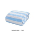 thumbnail image 2 of Blue Hotel Bathroom Hand Towel Velour Towel High Absorbency for Gym Travel Beach Pool Daily Home Use Travel 29X13 Inches, 2 of 9