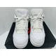 thumbnail image 4 of Ni - ke Ni - ke Air Jordan IV 4 Retro Pure Money White Silver 308497-100 Mens Size 11.5, 4 of 5