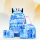 thumbnail image 2 of Bolsa Tie Dye Ink Backpack Student School Bookbag Lunch Box para adolescentes (Azul) Ehuebsd  Para Estrenar, 2 of 7