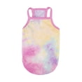 thumbnail image 2 of Cheers.US Rainbow Tie-dye Dog Summer Shirt Soft Cooling Knit Dog T-Shirt Breathable Stretch Tank Top Cute Puppy Sleeveless Vest Pet Clothes Apparel for Small Medium Dog Cat, 2 of 7