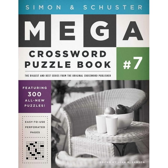 S&s Mega Crossword Puzzles Simon & Schuster Mega Crossword Puzzle Book #7, Book 7, (Paperback)