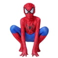 thumbnail image 3 of Disfraz de superhéroe de Marvel Spiderman para Halloween para niños y adultos, estilo 3D de licra, mono Zentai, 3 of 5