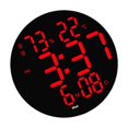 thumbnail image 1 of Horloge Murale Alimentée par USB Équipée d'Une Grande Horloge Numérique pour Salon Lumière Rouge, 1 of 8