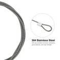 thumbnail image 4 of Unique Bargains Stainless Steel Cable, 2 Pack PVC Coated 5/64' Wire Rope for Deck Railing 3.3ft, 4 of 4