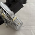 thumbnail image 6 of Stylish Moon Shape Top Handle Bag With Zipper Compartments Compact Design Evening Purse Casual Handbag For Everyday Us, 6 of 9