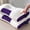 Purple and White, variant on 2 Pack Ergonomic Cervical Pillow, Contoured Neck Support Pillow Core for Pain Relief & Sleep(Blue and white)