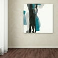 thumbnail image 3 of Trademark Fine Art 'Black and Teal II' Canvas Art by Chris Paschke, 3 of 3