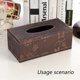 thumbnail image 4 of Cubierta para caja de pañuelos grande, estante cuadrado rectangular para caja de pañuelos, 4 of 5