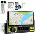 thumbnail image 1 of CHUANK Bluetooth Car Stereo Audio Multifunctional Single Din Car Stereo MP3 Radio Player Handsfree Calling Aux Input LED Display Car Radio Receiver for Car Auto, 1 of 11