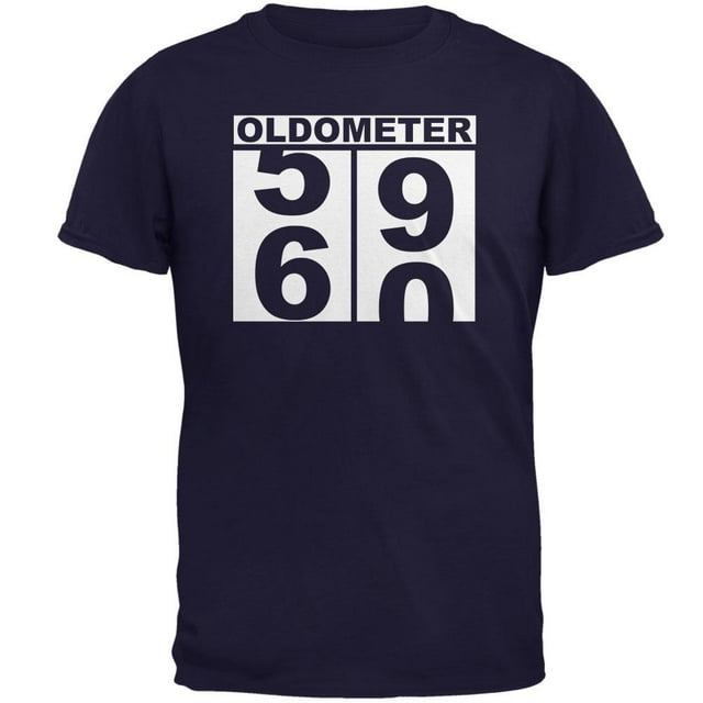 Oldomètre d'Anniversaire Jalon Odomètre Tournant 60 T-Shirt Homme