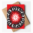 thumbnail image 1 of Celebrate Mexican Outline Mexico Totems Greeting Cards You are Invited Invitations, 1 of 3