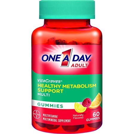 3 Pack One A Day Vitacraves Healthy Metabolism Support Multi Gummies