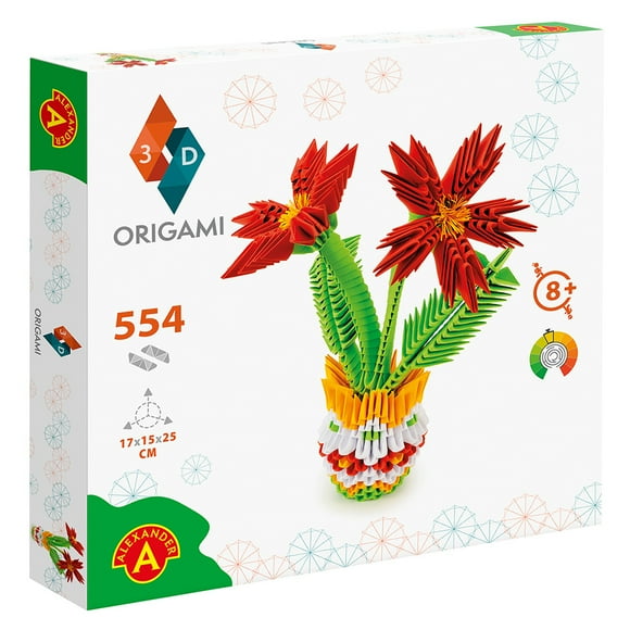 Papel para Manualidad Origami 3D Maceta Alexander A 2553-O