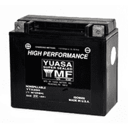 Yuasa YTX20H Factory Activated AGM Maintenance Free 12V Battery, 18Ah, 310 CCA, Sealed Spill-Proof (YUAM72RBH)