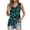 Mint Green, variant on Women's Casual Sleeveless Printed V-Neck Tank Top Fashionable Blouse