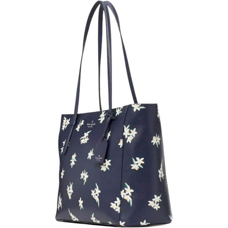 Kate Spade New York Women's Leather Floral Tote Bag Kate Spade New York Women's Leather Floral Tote Bag