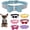 Light blue, variant on Mumup Rhinestone Bowtie Dog Collar for Girls Boys,Cute Dazzling Sparkling Soft Suede Leather Pretty Bling Cat Collars Crystal Diamond Pet for Small Medium Large Puppy Kitty Female Male