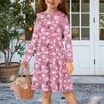 thumbnail image 2 of DISNIMO Kids Christmas Dresses for Girls 5-6 Dresses for Kids Collar Dress Girls Long Sleeve Collared Dress for Kids Swing Casual Dress for Childrens Twirl Dress Girl Fall Dresses Dress, 2 of 7