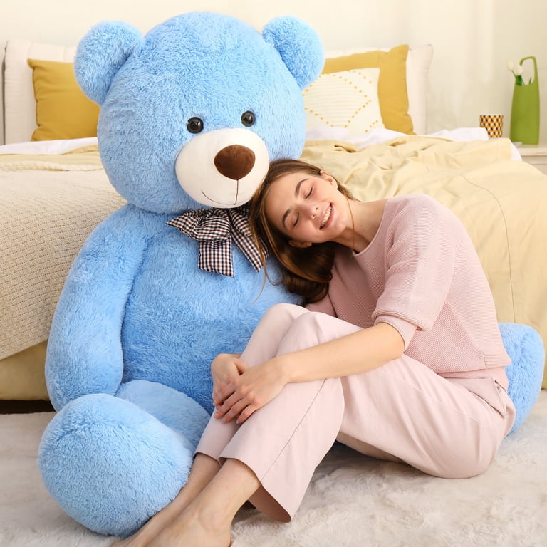MaoGoLan, Giant Teddy Bear, 55 inches, Blue, Plush Stuffed Animal