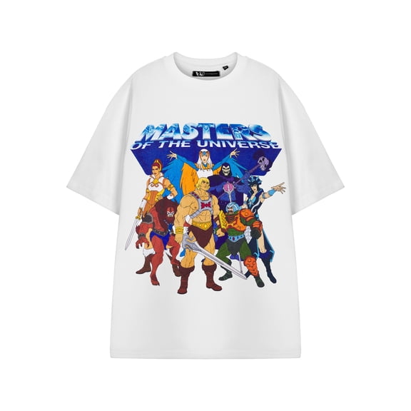 Masters of the Universe Mens White Short Sleeved T-Shirt