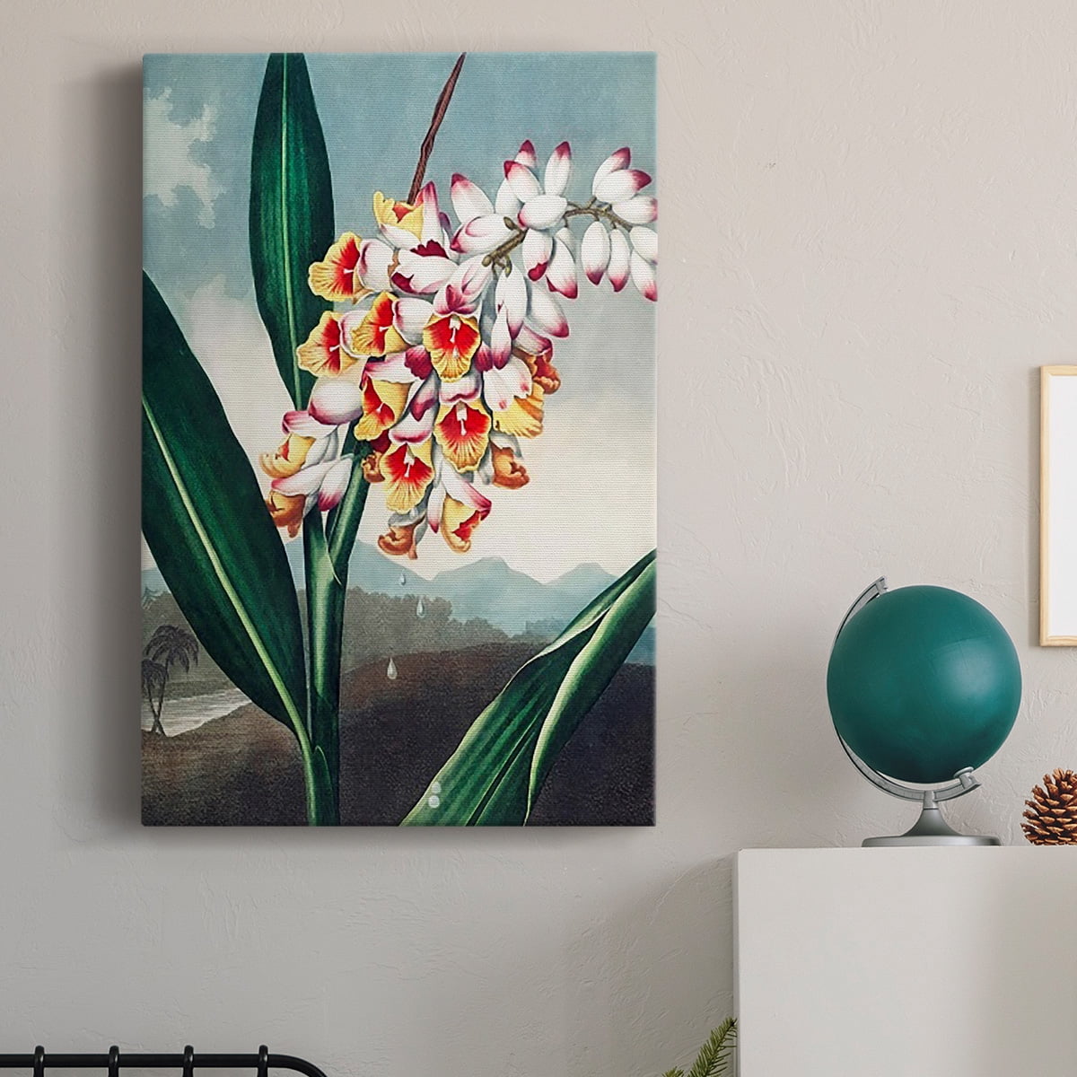 Temple of Flora VII Premium Gallery Wrapped Canvas - Ready to Hang