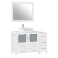 thumbnail image 6 of Vanity Art 48" Single Sink Bathroom Vanity Set with Engineered Marble Top and Free Mirror, 6 of 9