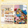 thumbnail image 6 of OUTGOODS 43.5" Kids Toy Storage Organizer w/8 Removable Bins & Bookshelf, Engineered Wood, 6 of 7