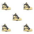 thumbnail image 2 of Guardoinrt Couvre-Chef de Club de Golf Mode PU Putter Cuir Couvre-Chef en Forme de Golf Espadrilles Noir Jaune 16 x 12cm 5Ensemble, 2 of 6