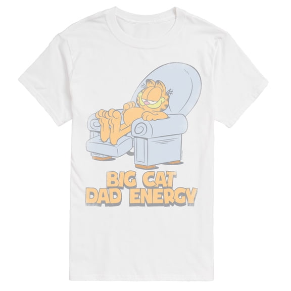 Garfield - Big Cat Dad Energy - Men's Short Sleeve Graphic T-Shirt