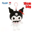 thumbnail image 1 of Sanrio-juguetes de peluche colgantes pequeños, muñecos de dibujos animados, Hangyodon, Kuromi, Pachacco, modelo Súper suave, relleno de algodón PP, regalos de cumpleaños para niñas, 1 of 5
