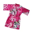 thumbnail image 2 of Kimono Herrnalise para niñas pequeñas con estampado de pavo real, bata de baño para spa, bodas, cumpleaños, ropa de dormir, 2 of 8