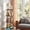 Brown-3tier, variant on 4 Tier 360° Rotating Bookshelf Tower, Tall Spinning Bookcase with 20 Compartments, Space Saving Round Display Shelf, Freestanding Corner Storage Organizer for Bedroom, Living Room & Home Office,Brown