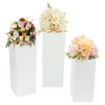 3* Metal Display Pedestal Stands, Wedding Centerpieces, Flower Display Rack Decorations for Wedding Ceremonies or Birthday Parties