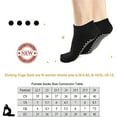 thumbnail image 3 of ZHENHONG Athletic Socks for Women Comfortable Four Pairs No Slip Grip Socks Yoga Ankle Socks Unisex Yoga Socks, 3 of 5