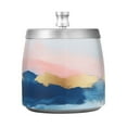 thumbnail image 7 of Yayeee Ashtray with Lid for Cigarette Smokeless Stainless Steel Home Ash Holder, Abstract Painting, 7 of 7