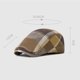 thumbnail image 3 of Sombreros unisex casuales a cuadros, elegantes, a la moda, británicos, Gerberet, cómodos, transpirables, para hombre, de poliéster., 3 of 3