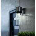 thumbnail image 5 of Hampton Bay Lighting Majestic Black Integrated LED Outdoor Wall Mount Lantern HB7065-306 HB7065-306, 5 of 5